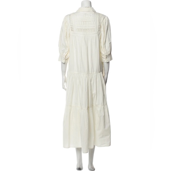 SEA New York Mock Neck Cream Dress - Picture 3 of 5